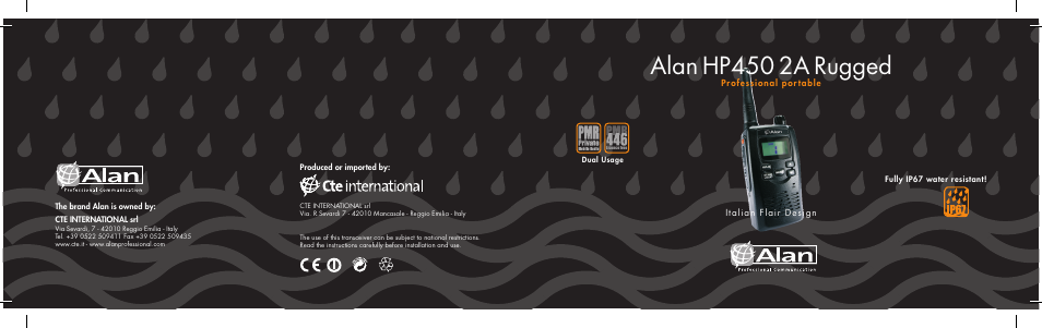 MIDLAND Alan HP 450 2A User Manual | 142 pages