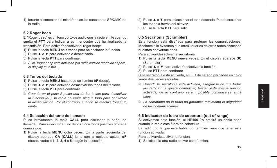 MIDLAND Alan HP 450 2A User Manual | Page 112 / 142