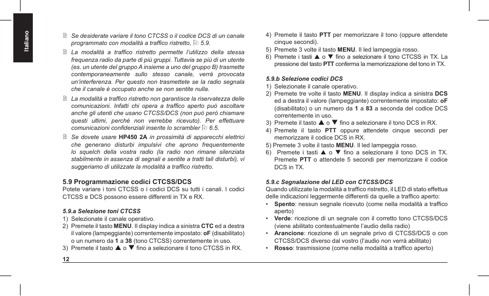 MIDLAND Alan HP 450 2A User Manual | Page 15 / 142