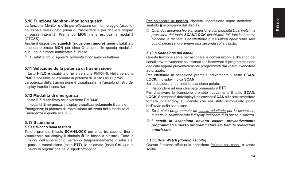 MIDLAND Alan HP 450 2A User Manual | Page 16 / 142