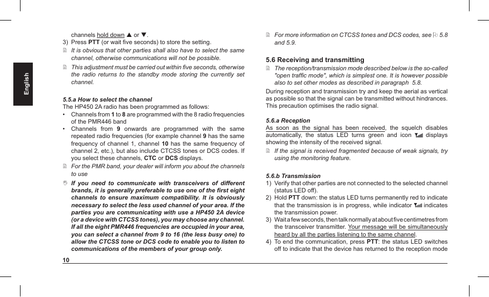 MIDLAND Alan HP 450 2A User Manual | Page 36 / 142