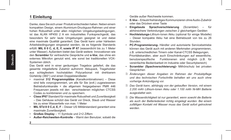 1 einleitung | MIDLAND Alan HP 450 2A User Manual | Page 51 / 142