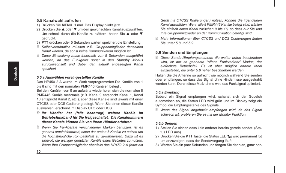 MIDLAND Alan HP 450 2A User Manual | Page 59 / 142