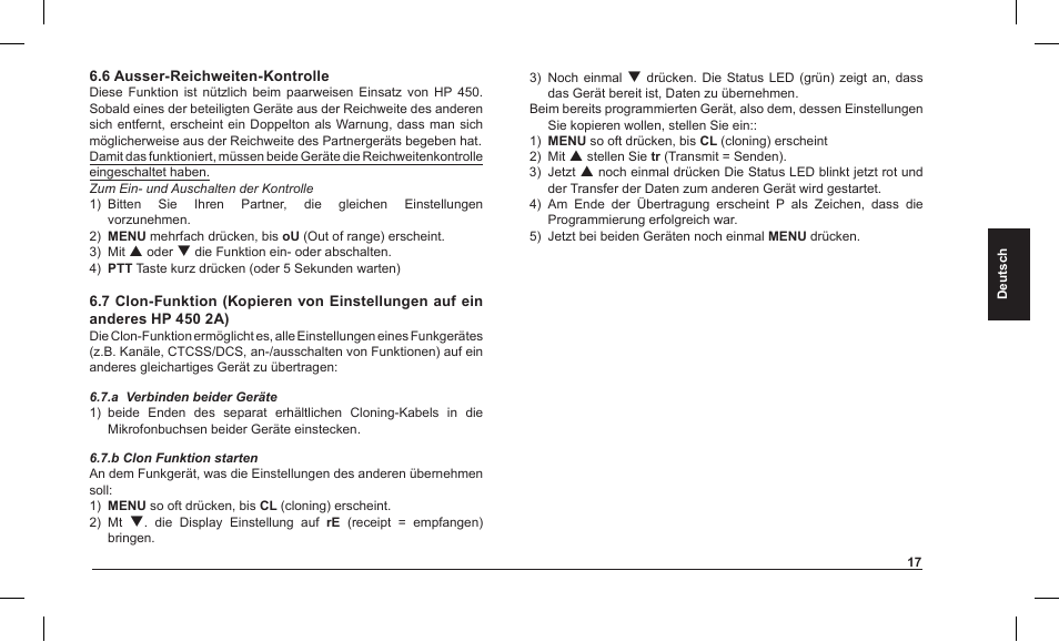 MIDLAND Alan HP 450 2A User Manual | Page 66 / 142