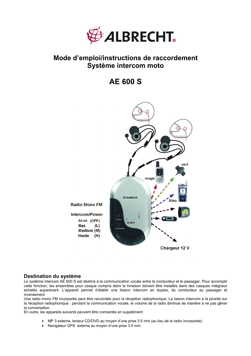 Ae 600 s | MIDLAND Albrecht AE600S User Manual | Page 9 / 16