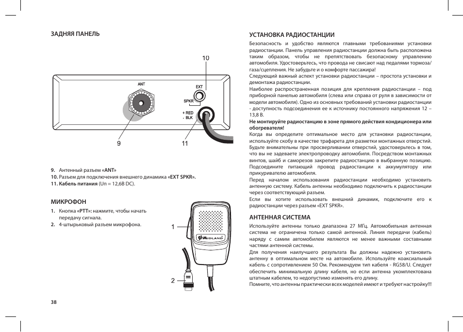 MIDLAND 203 User Manual | Page 40 / 44