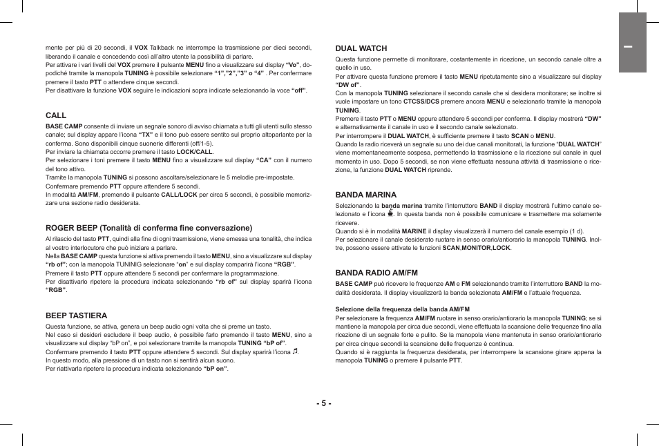 MIDLAND Base Camp446 User Manual | Page 5 / 71