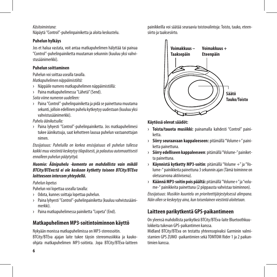 MIDLAND BT City User Manual | Page 136 / 162