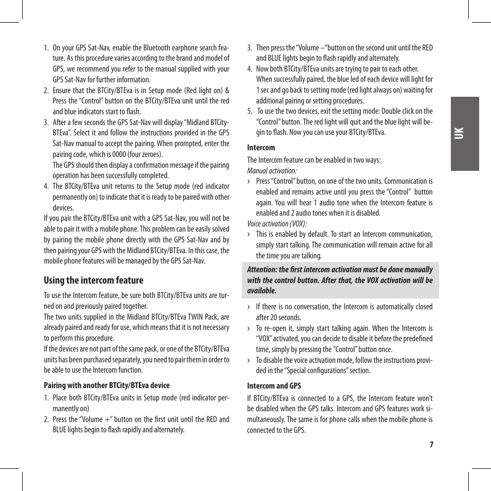 MIDLAND BT City User Manual | Page 23 / 162