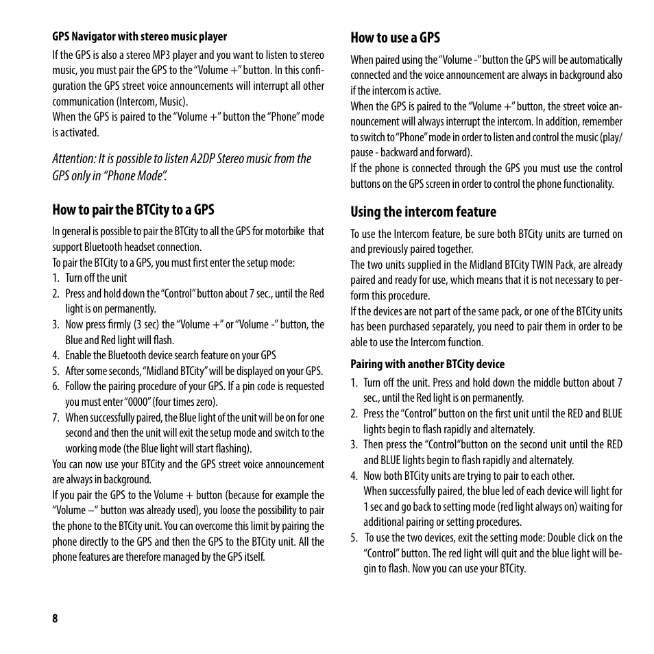 MIDLAND BT City UK (Vers. 14.03.2013) User Manual | Page 9 / 16