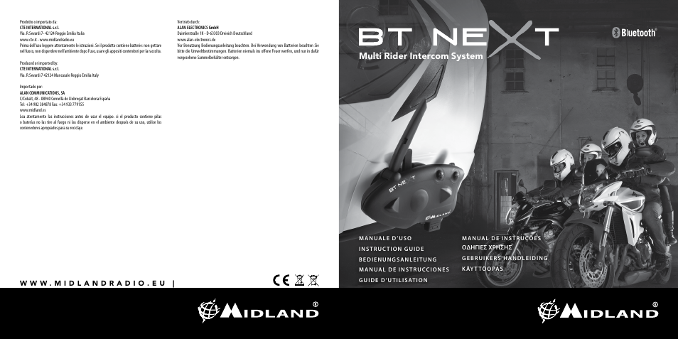 MIDLAND BT Next 2.0 User Manual | 136 pages