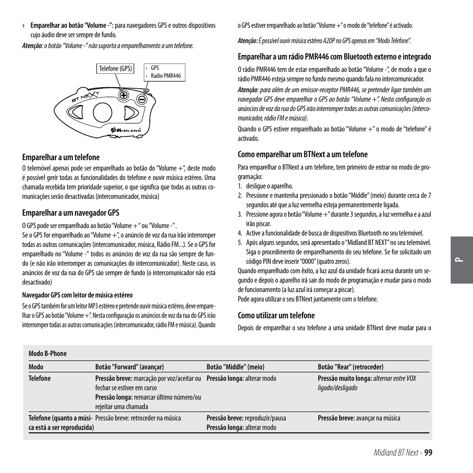 MIDLAND BT Next 2.0 User Manual | Page 100 / 136