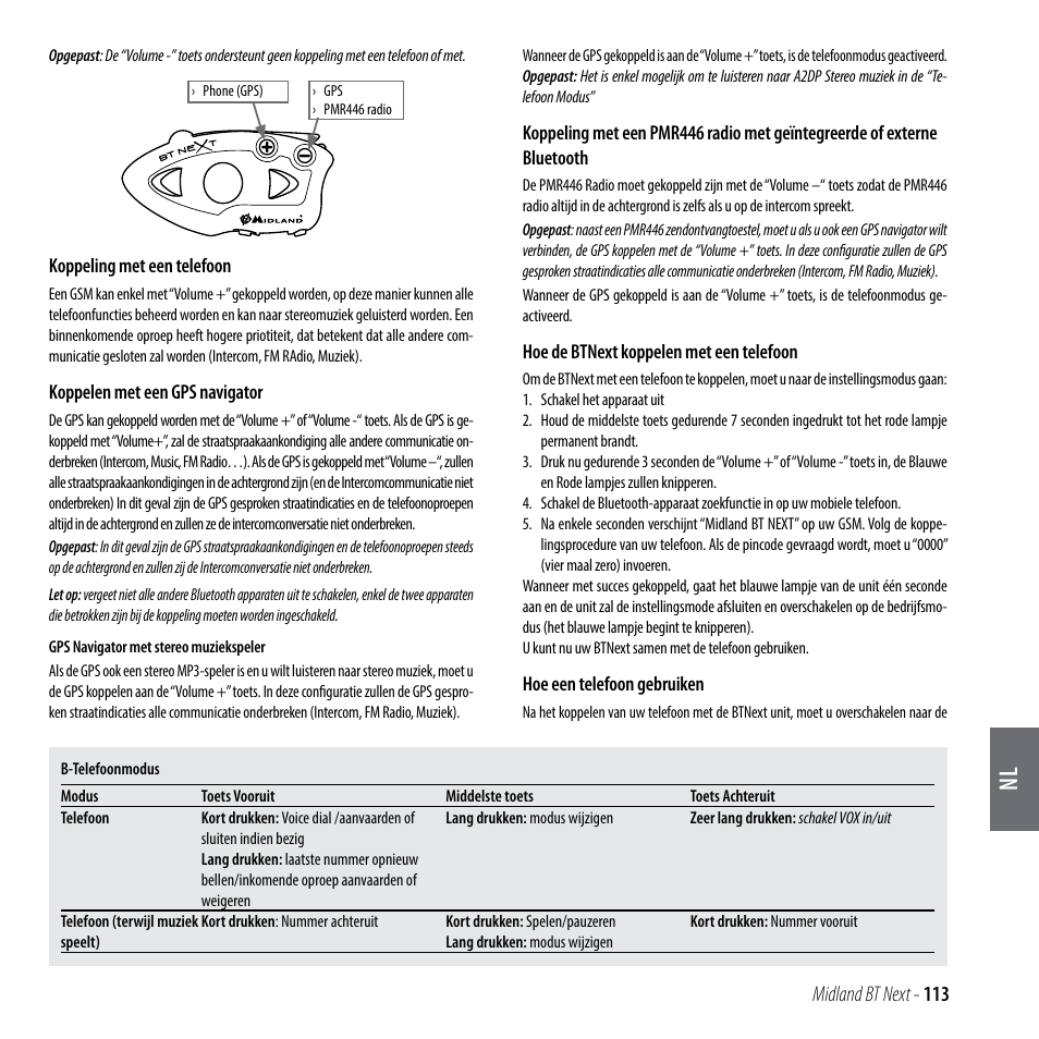 MIDLAND BT Next 2.0 User Manual | Page 114 / 136