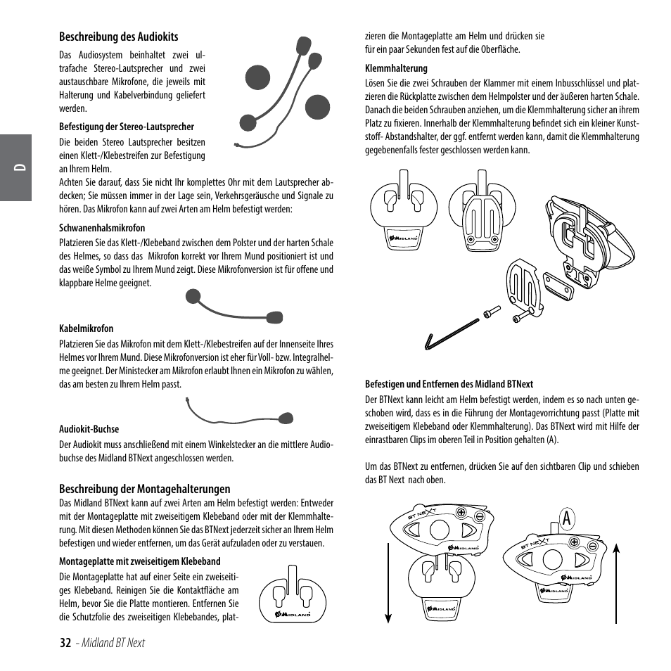 MIDLAND BT Next 2.0 User Manual | Page 33 / 136