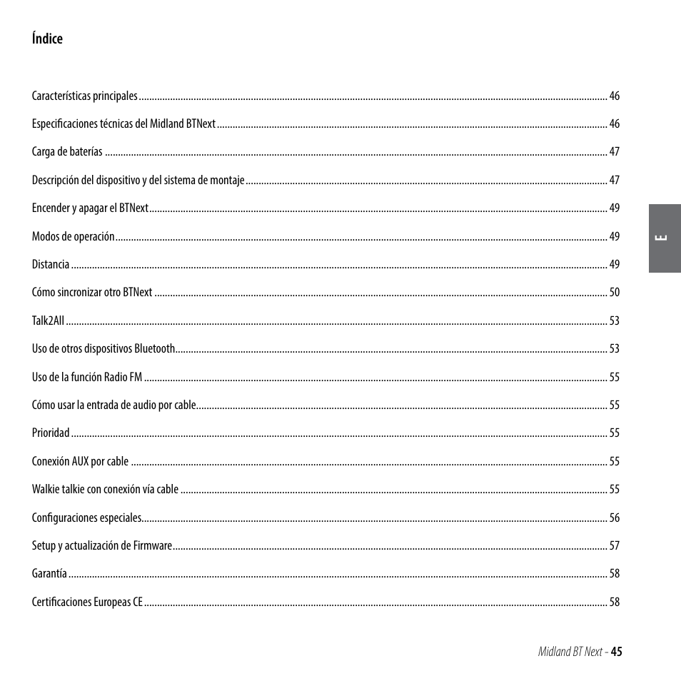 MIDLAND BT Next 2.0 User Manual | Page 46 / 136