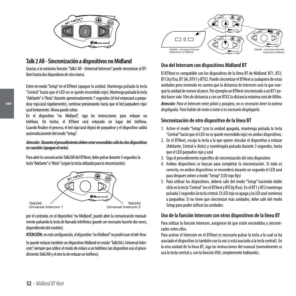 52 - midland bt next | MIDLAND BT Next 2.0 User Manual | Page 53 / 136