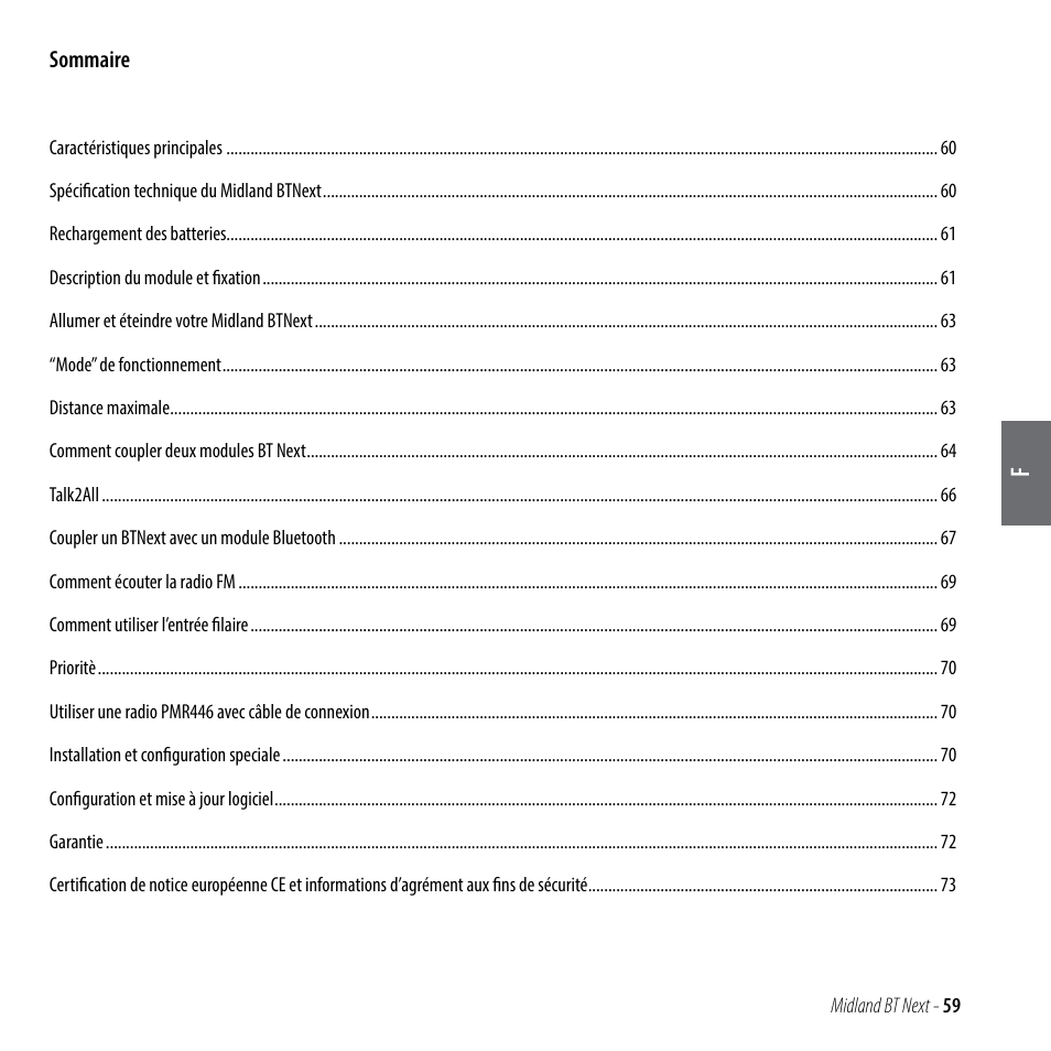 MIDLAND BT Next 2.0 User Manual | Page 60 / 136