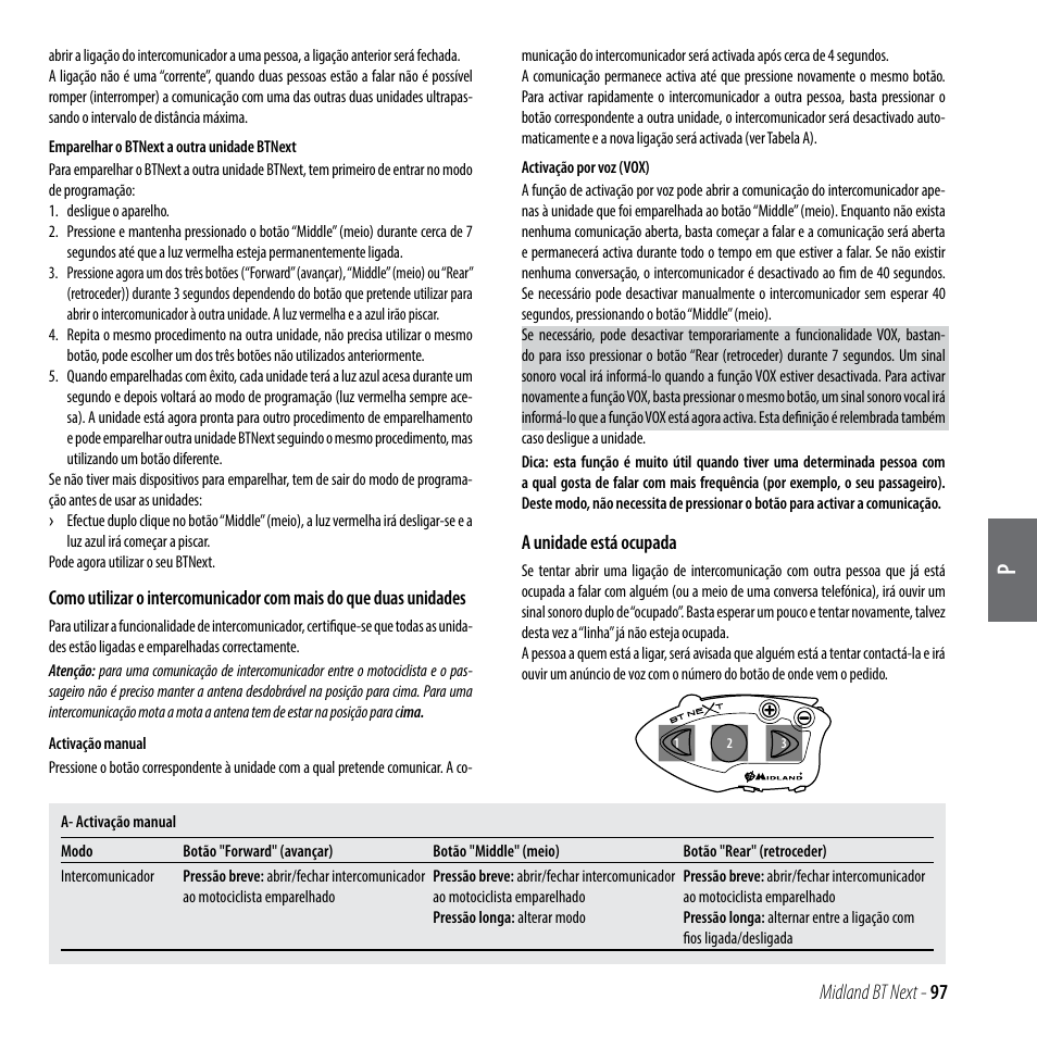 Midland bt next - 97 | MIDLAND BT Next 2.0 User Manual | Page 98 / 136