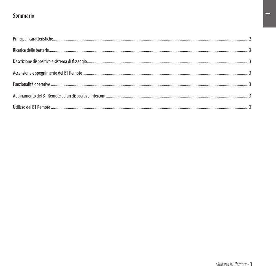 MIDLAND BT Remote User Manual | 41 pages