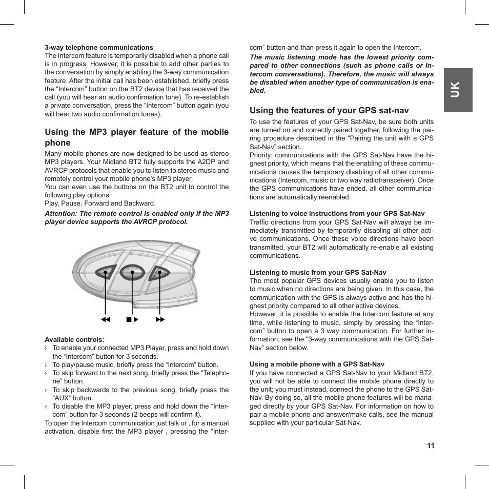 MIDLAND BT2 User Manual | Page 11 / 18