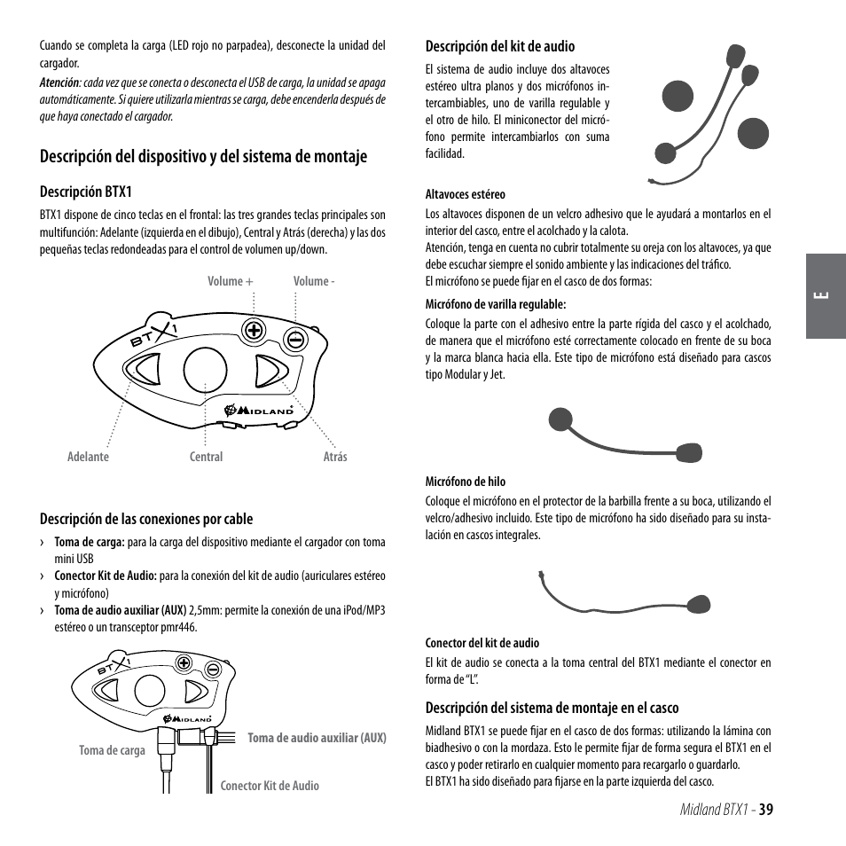 MIDLAND BTX1 User Manual | Page 40 / 111