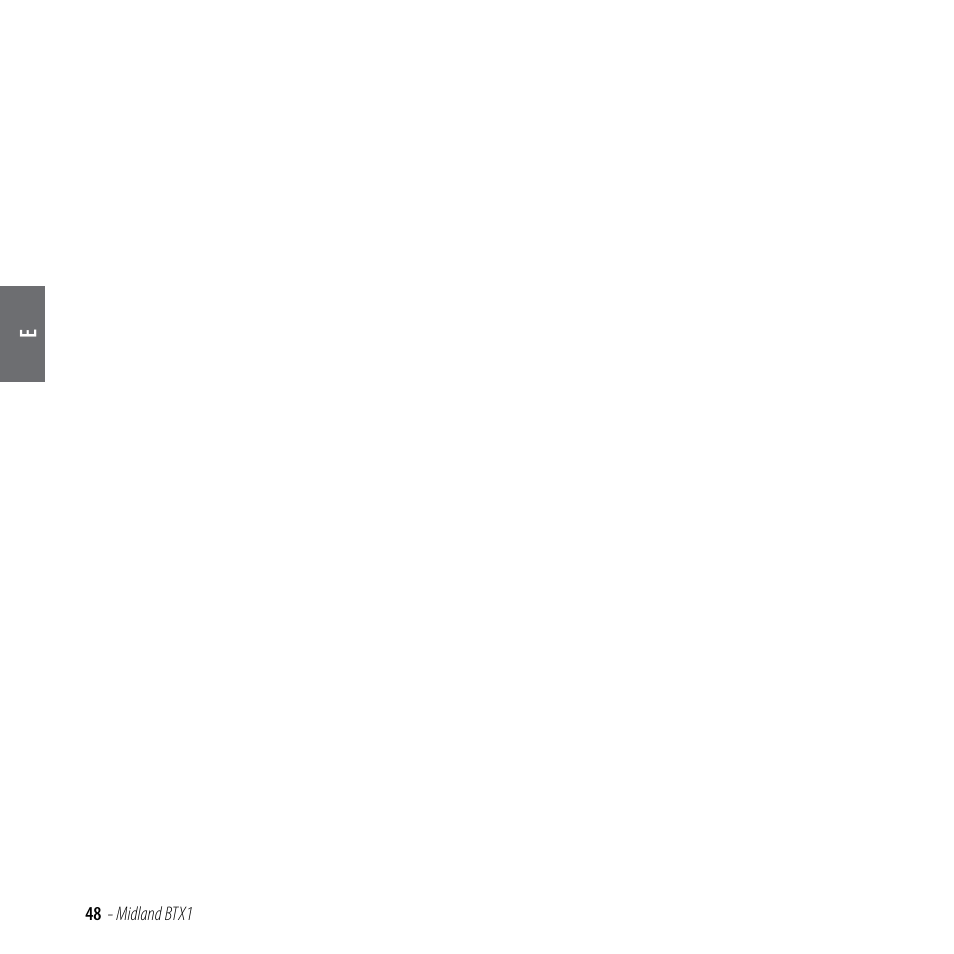 MIDLAND BTX1 User Manual | Page 49 / 111