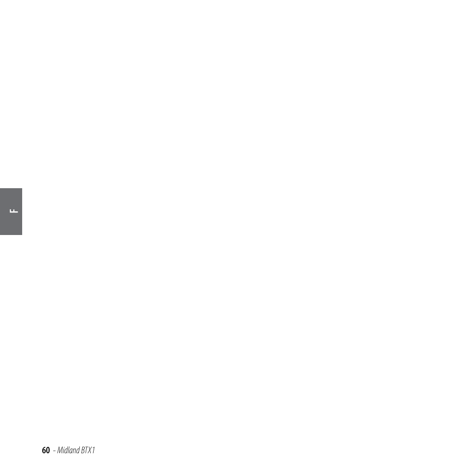 MIDLAND BTX1 User Manual | Page 61 / 111