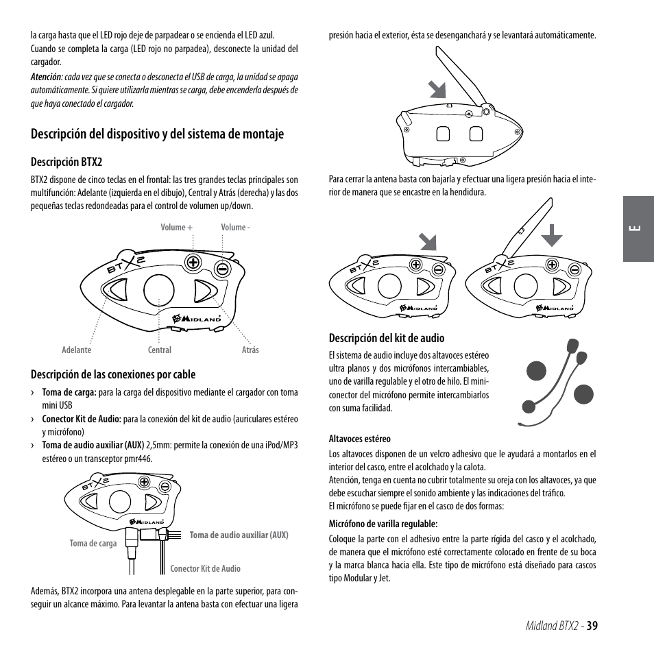 MIDLAND BTX2 User Manual | Page 40 / 112