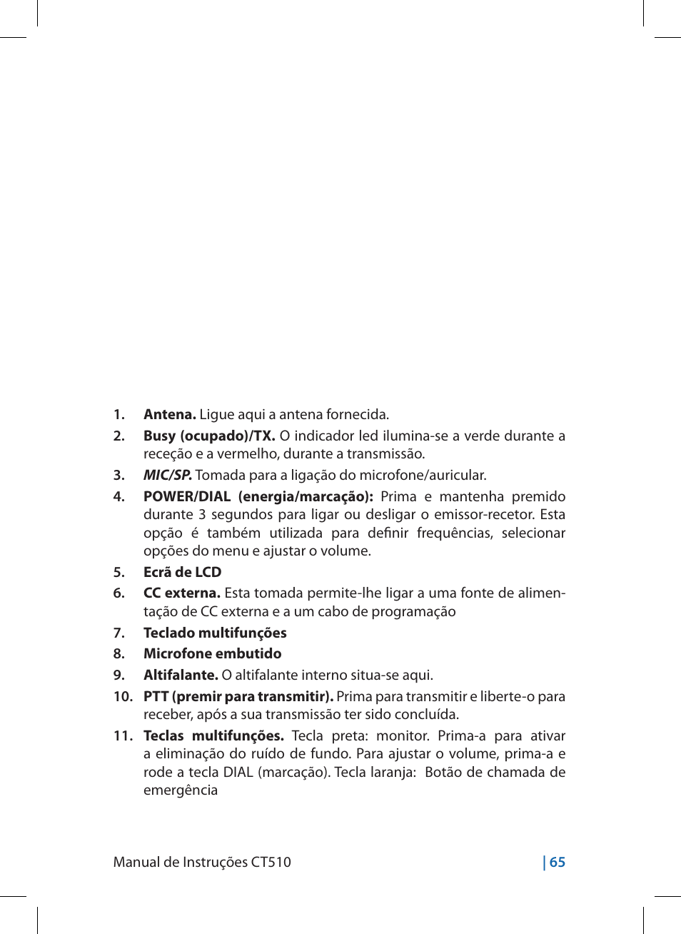 MIDLAND CT510 User Manual | Page 65 / 142