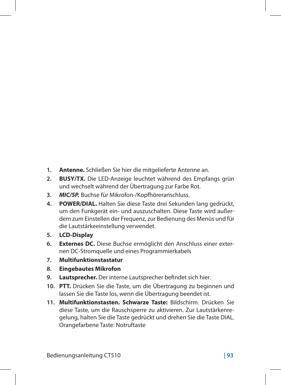 MIDLAND CT510 User Manual | Page 93 / 142