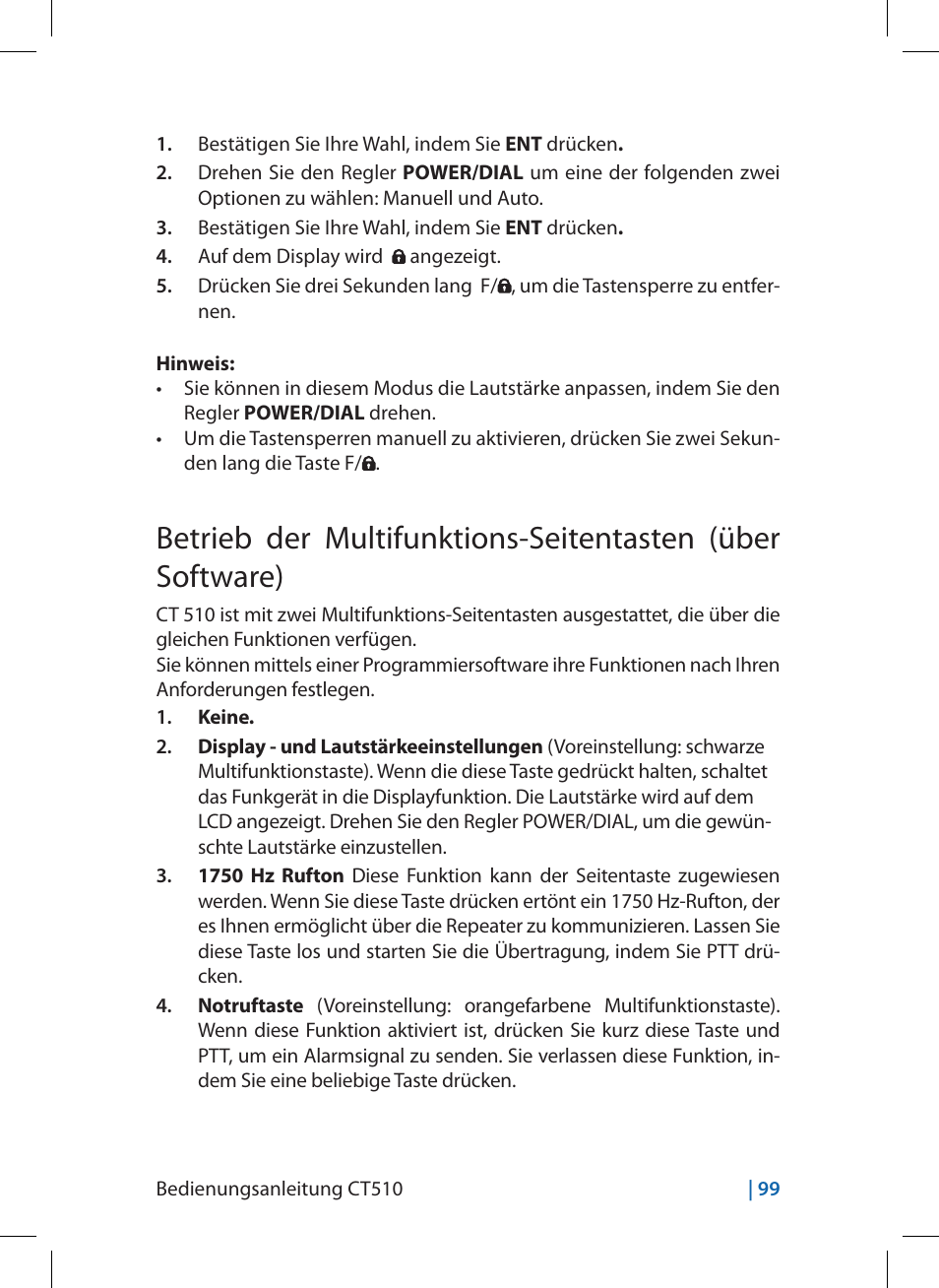 MIDLAND CT510 User Manual | Page 99 / 142