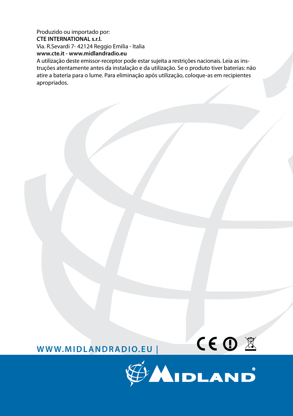 MIDLAND CT710 - 2014 User Manual | Page 214 / 214