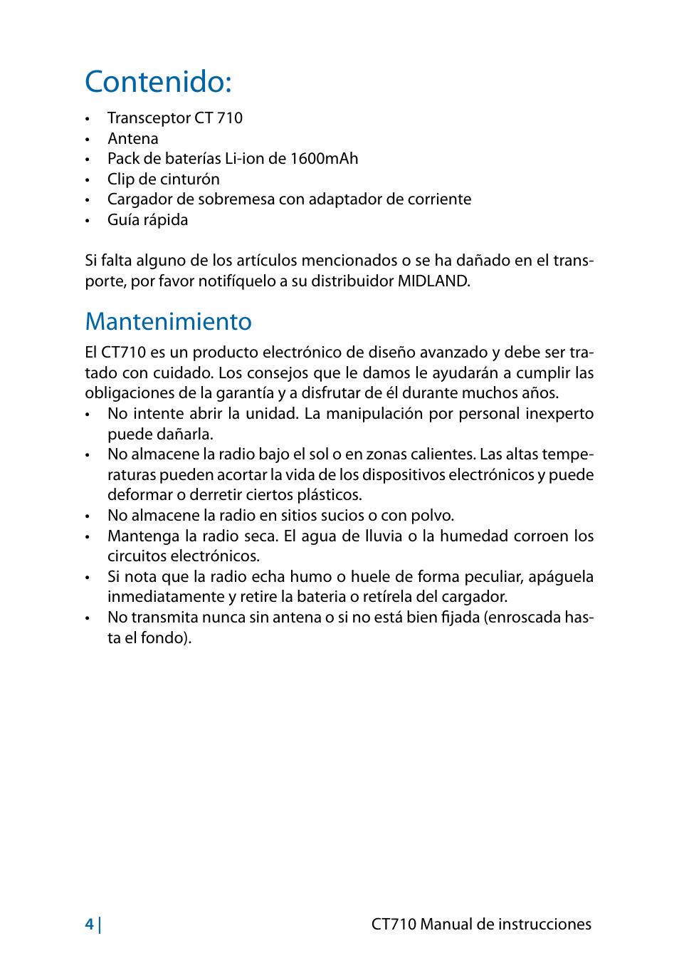 MIDLAND CT710 - 2014 User Manual | Page 94 / 214