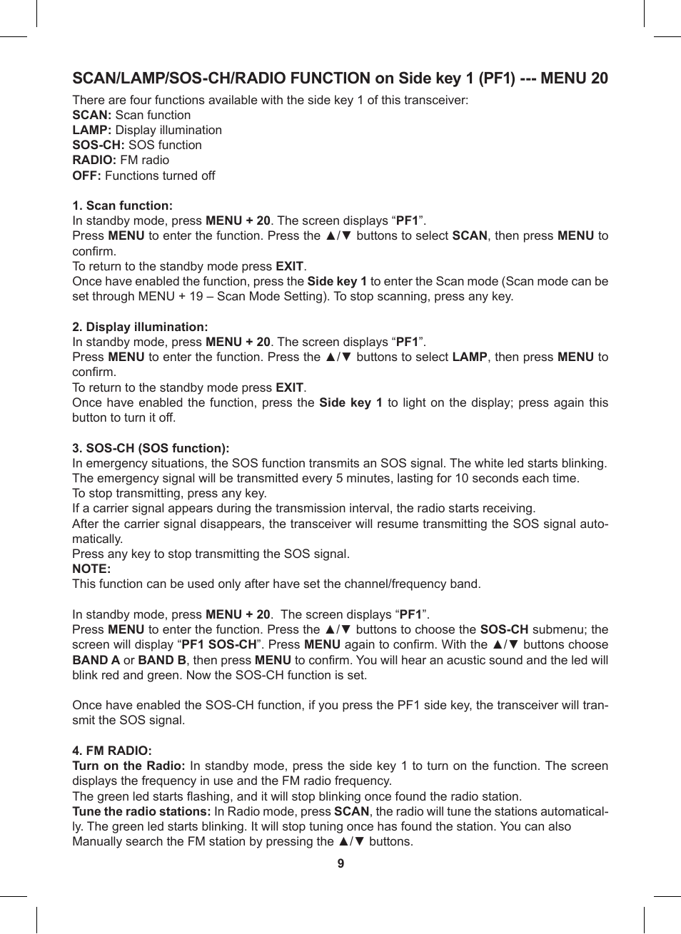 MIDLAND CT790 User Manual | Page 9 / 16