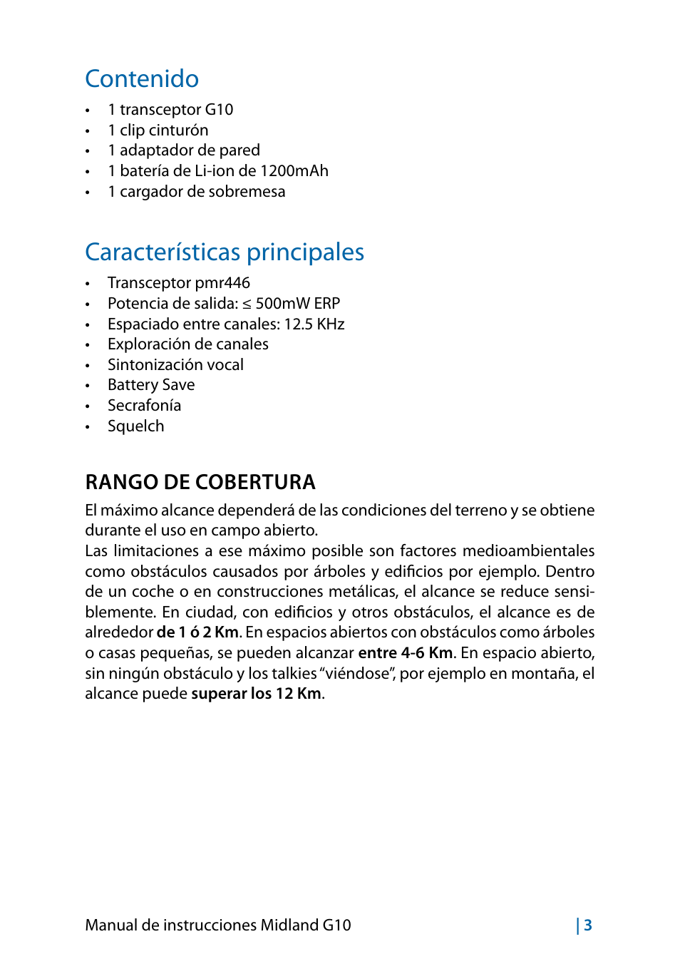 MIDLAND G10 User Manual | Page 65 / 98