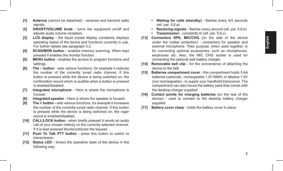 MIDLAND G12 User Manual | Page 7 / 32