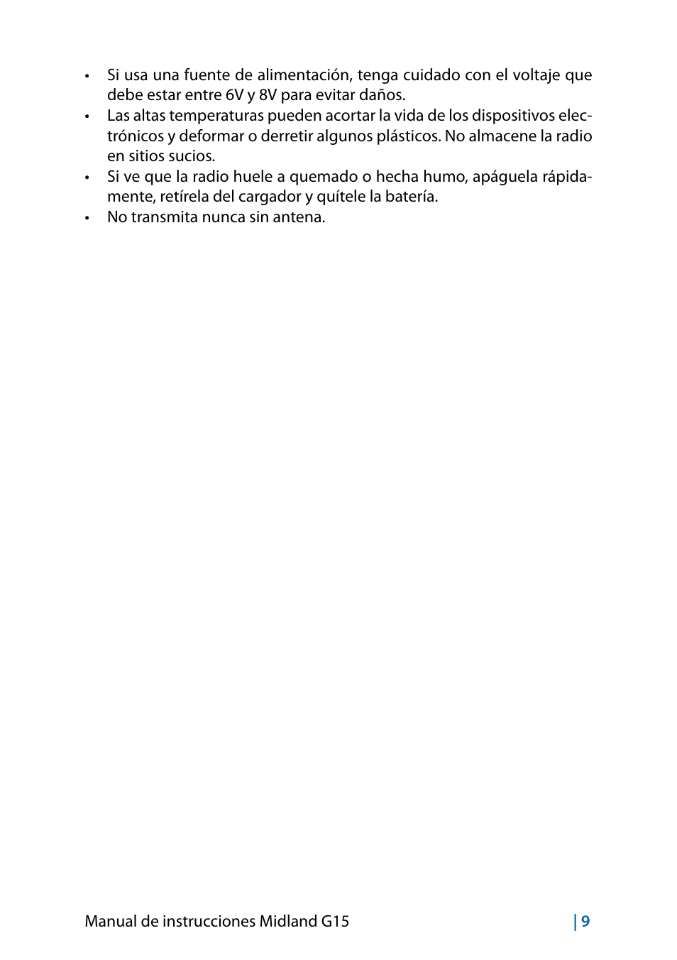 MIDLAND G15 User Manual | Page 59 / 134