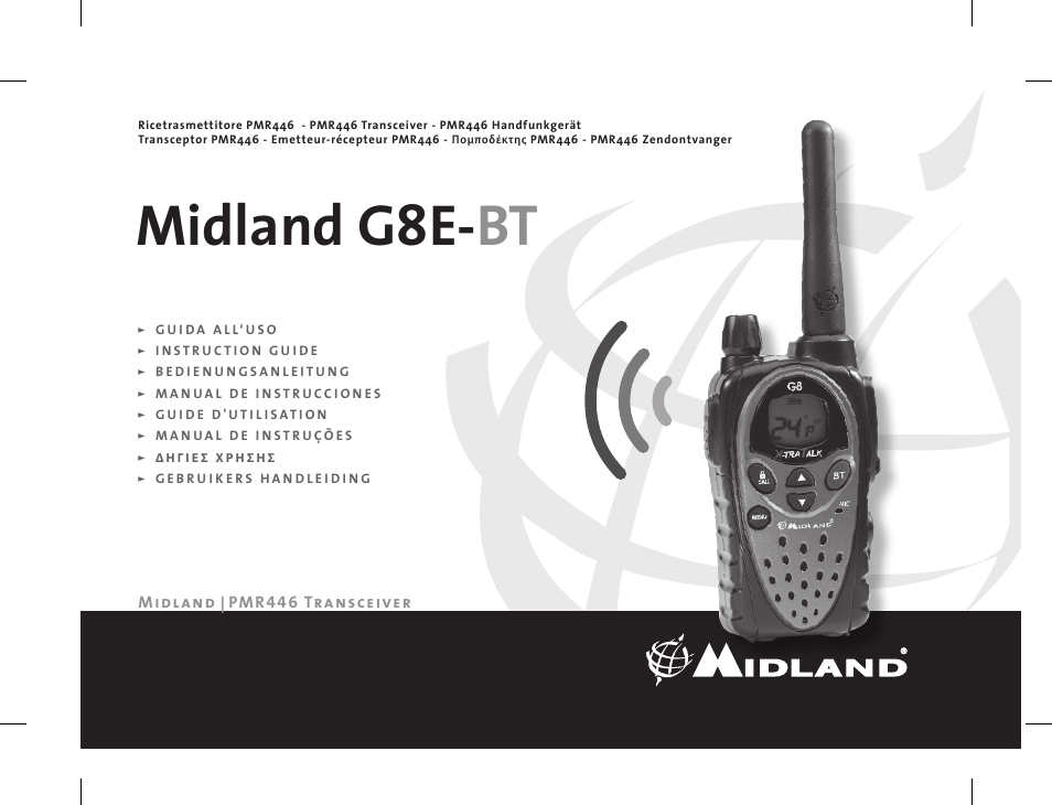 MIDLAND G8 E BT User Manual | 86 pages