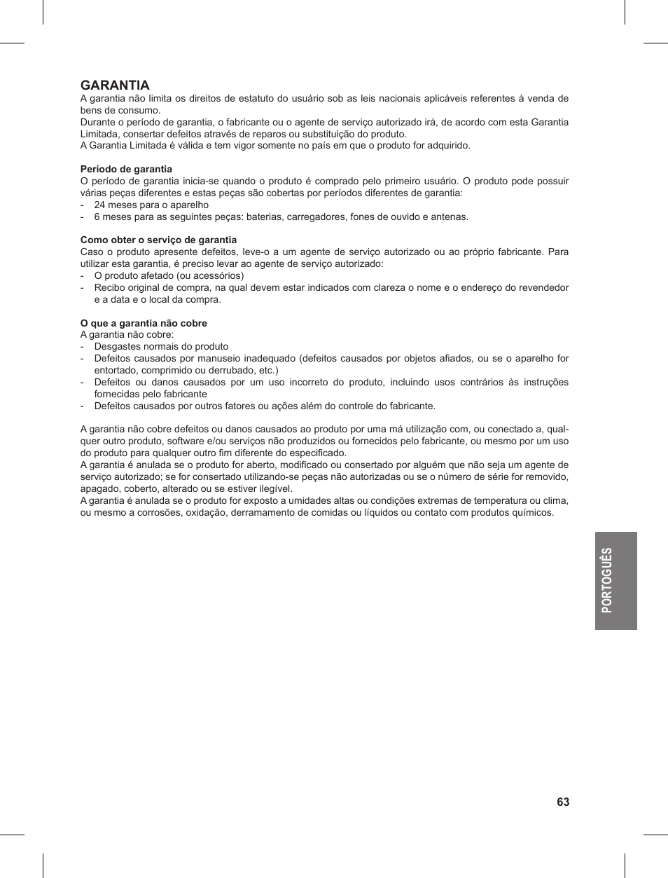 MIDLAND G9 User Manual | Page 63 / 90