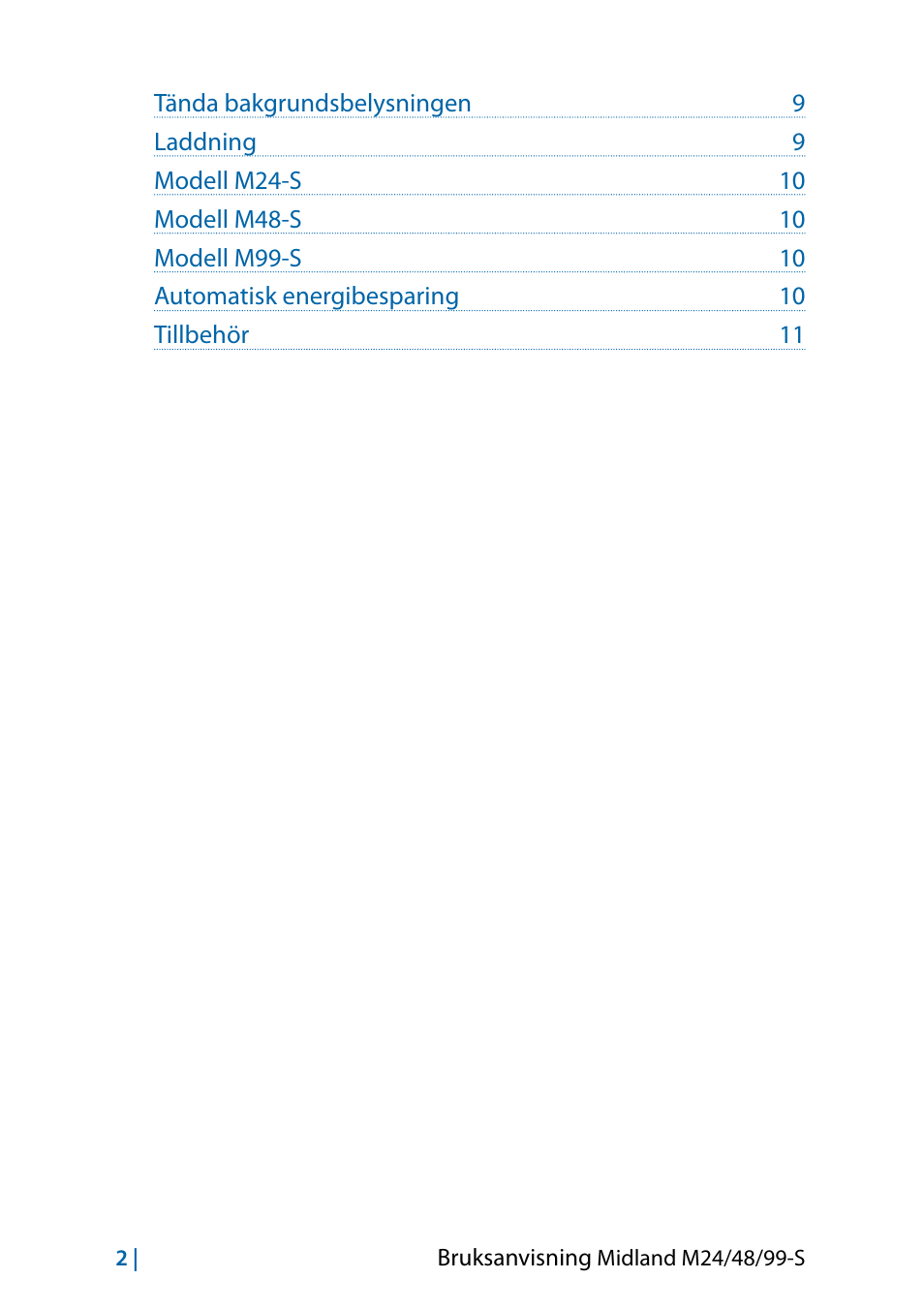 MIDLAND M24 S - M48 S - M99 S User Manual | Page 101 / 124