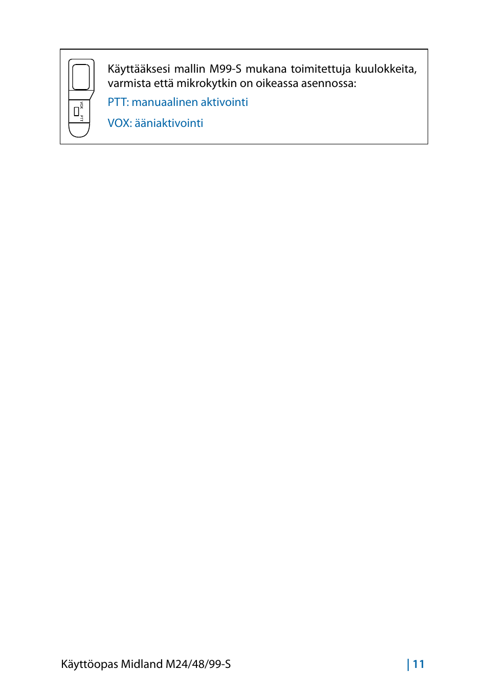 MIDLAND M24 S - M48 S - M99 S User Manual | Page 122 / 124