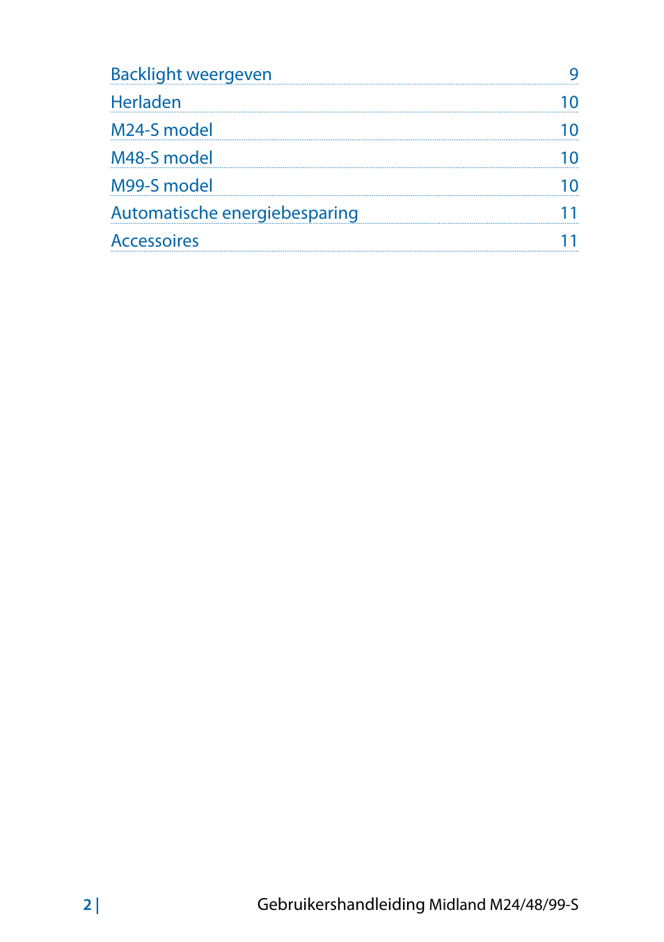 MIDLAND M24 S - M48 S - M99 S User Manual | Page 89 / 124