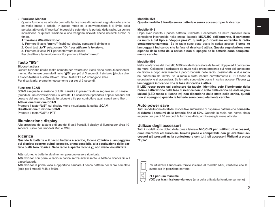 MIDLAND M99 User Manual | Page 3 / 30