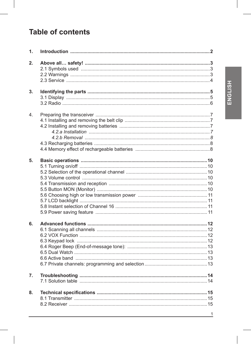 MIDLAND Pacific User Manual | Page 17 / 129