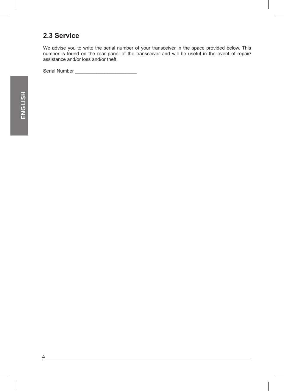 3 service | MIDLAND Pacific User Manual | Page 20 / 129