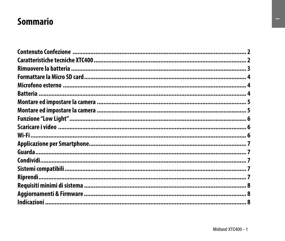 MIDLAND XTC 400 No HDMI User Manual | Page 3 / 117