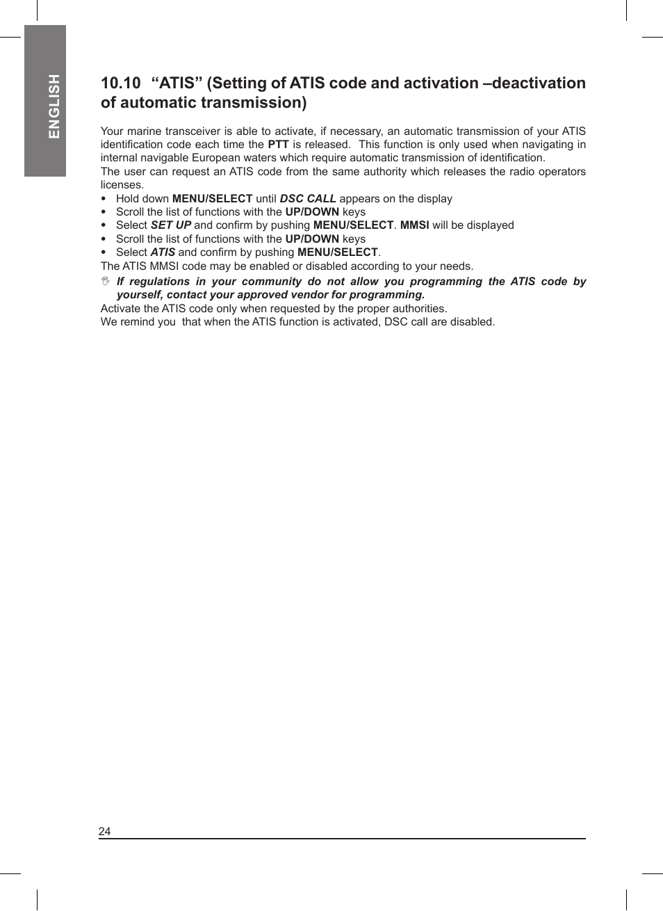 MIDLAND Neptune 100 User Manual | Page 24 / 28