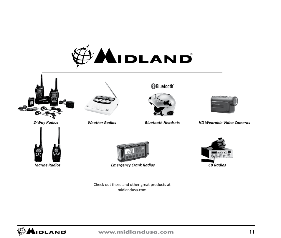 MIDLAND XTC300 User Manual | Page 11 / 12