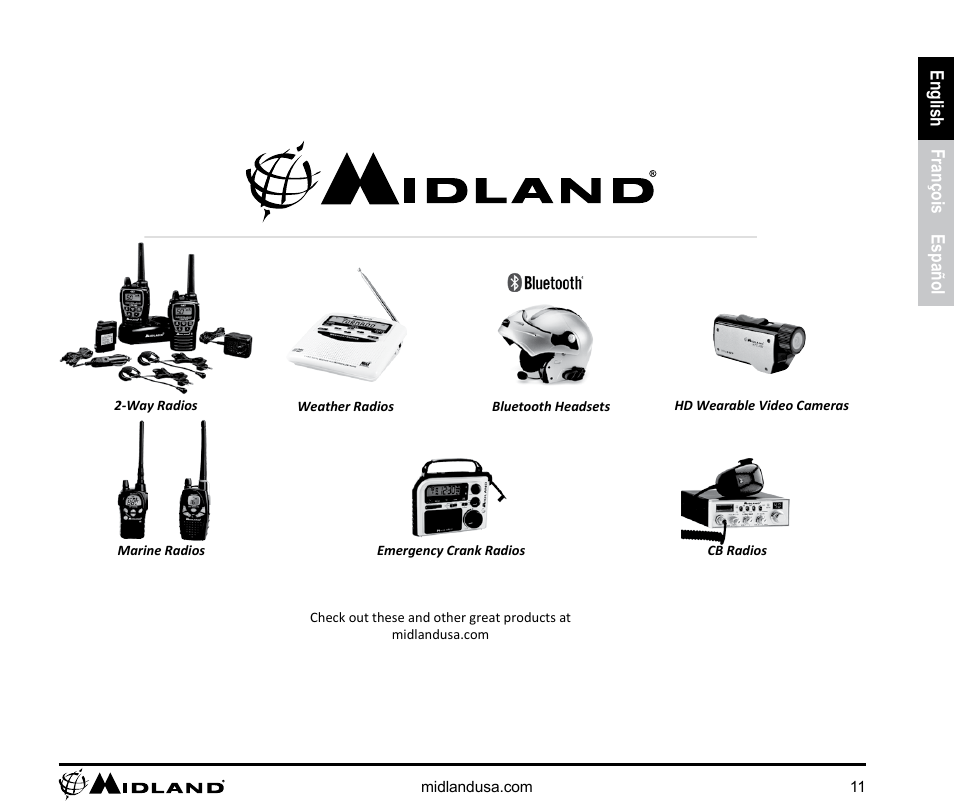 Other midland products | MIDLAND XTC-280 User Manual | Page 11 / 12
