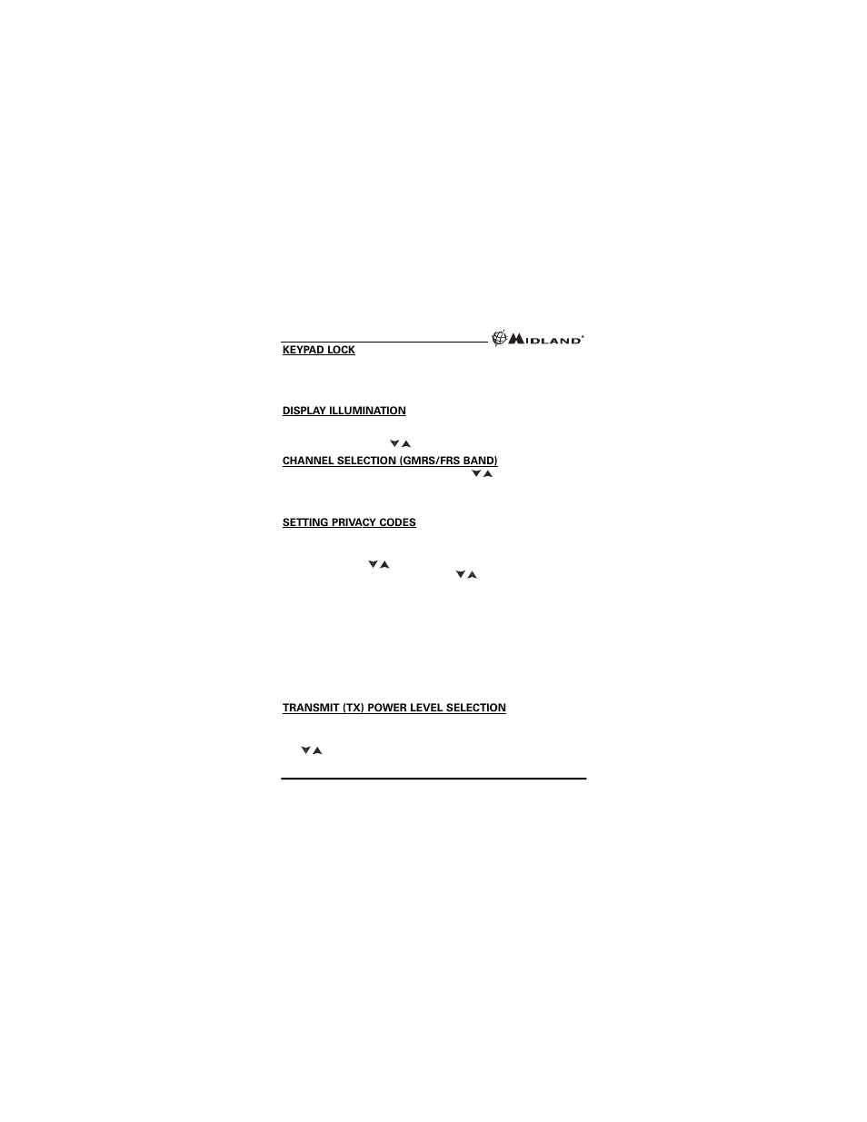 MIDLAND GXT895 User Manual | Page 9 / 20